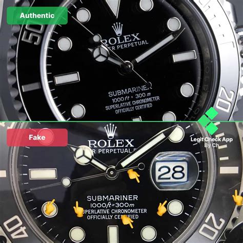 rolex submari.er how ti tell a real.from a fake|rolex submariner counterfeit.